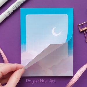 cute cloud memo pad