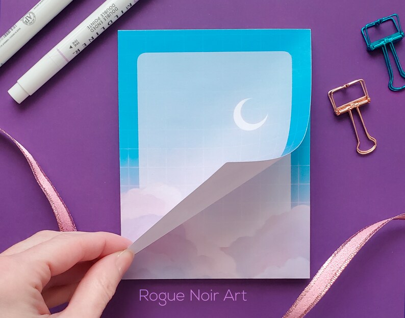 cute cloud memo pad