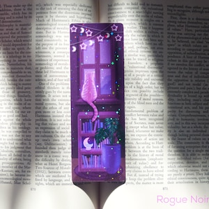 holographic cat bookmark