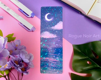 Ocean Aesthetic Bookmark | Holographic Bookmark | Beachy Vibes | Summer Reading | Dreamy Vibes | Handmade Unique Bookmark