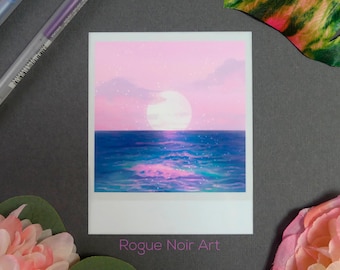 Painting Purple Polaroid Aesthetic 16 Photo Polaroid Purple