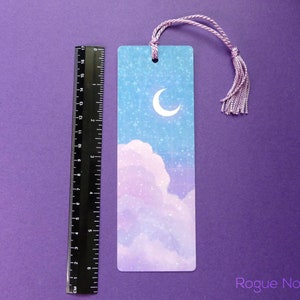 Holographic aesthetic cloud bookmark.