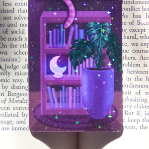holographic cat bookmark