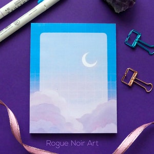 aesthetic cloud notepad