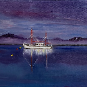 Firth of Lorne- Argyll, Scotland. Original impressionist painting
