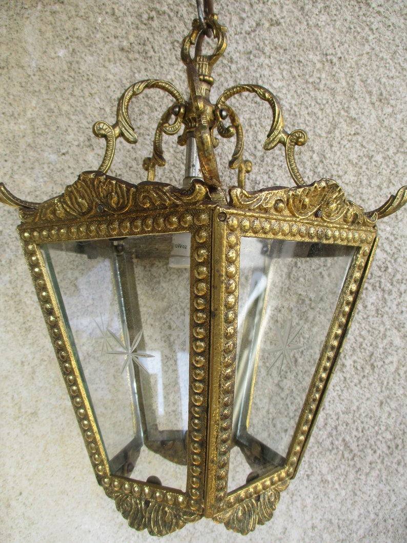 Vintage Brass Lantern zdjęcie 1