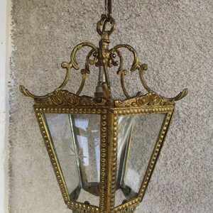 Vintage Brass Lantern zdjęcie 2