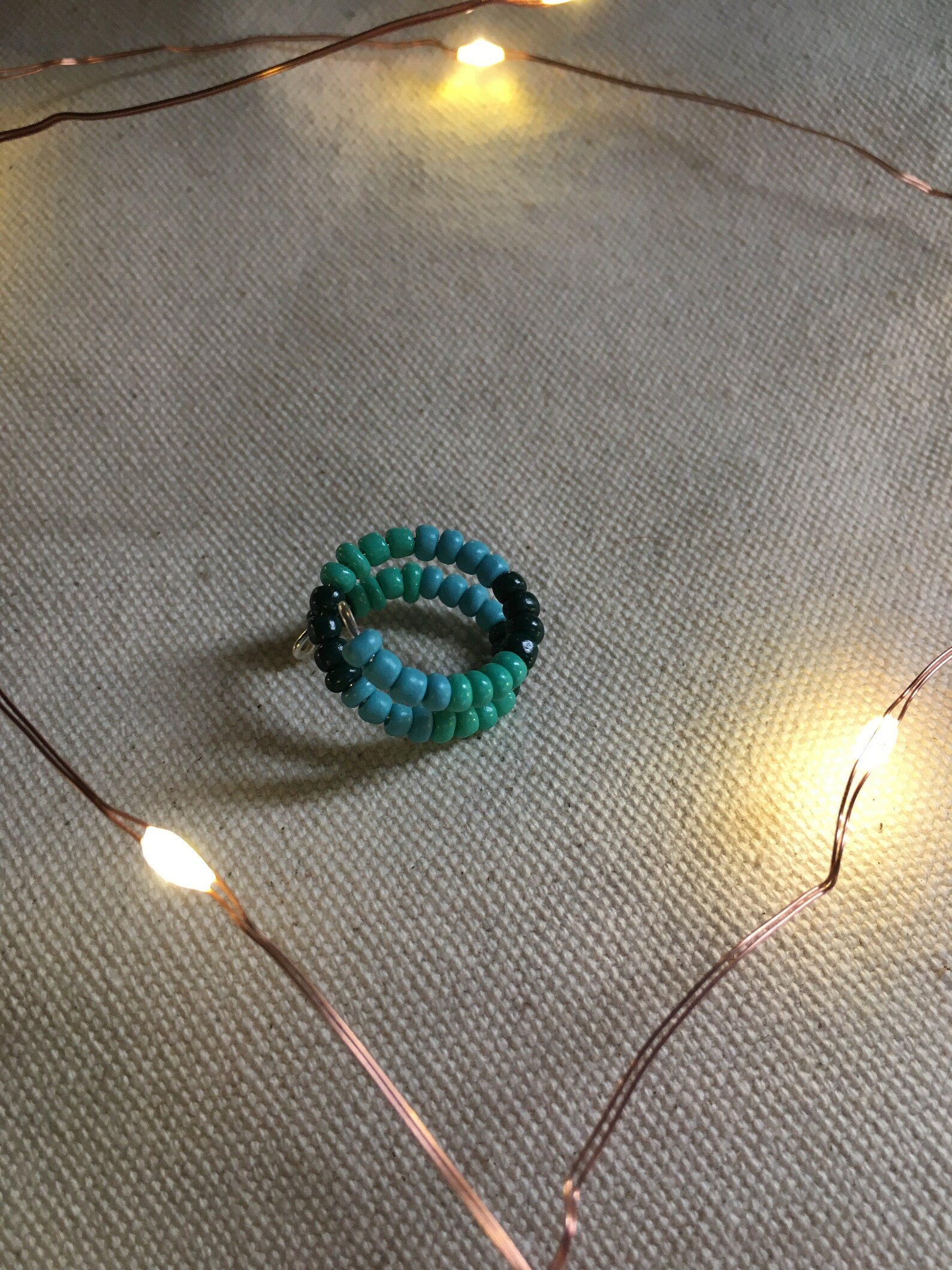 Adjustable Beaded Rings - Etsy