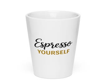 Espresso Yourself Latte Mug | Funny Coffee Lover Gift