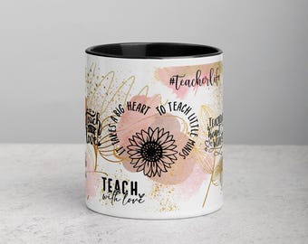 Floral Teacher Life Coffee Mug | Teacher Appreciation Gift