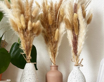 Dried Flower Bunch, Bunny Tails, Pampas Grass Arrangement