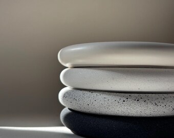 RoundJesmonite Coasters, Stone Effect Coaster Sets
