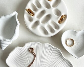 Handmade Ginko Leaf Trinket Dish, Decorative Jewelry Tray