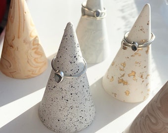 Ring Holder Jesmonite Ring Storage Cone