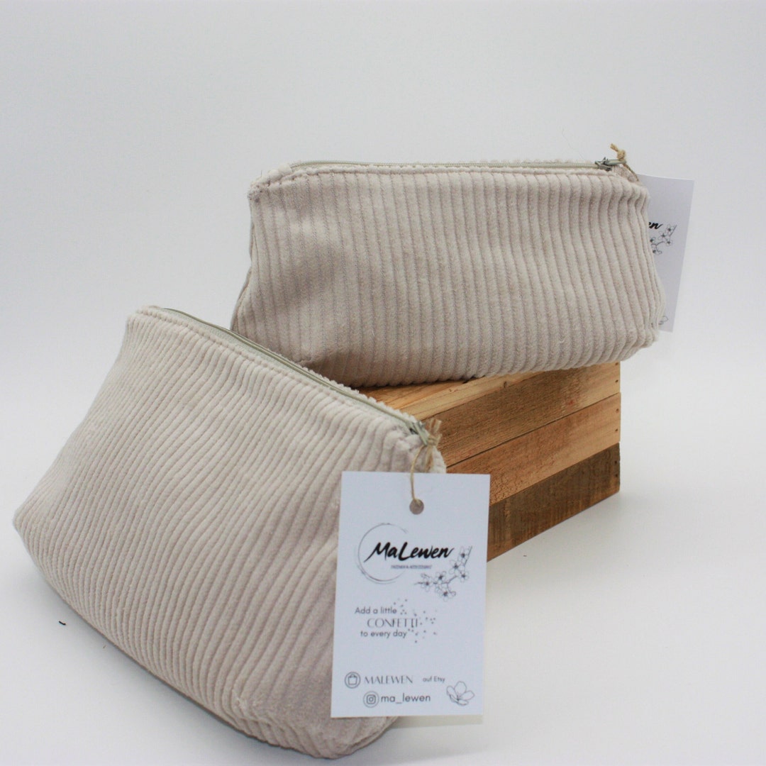 Sorority Geschenk Kosmetiktasche, 25,4x17,8 Cm – Rosé/grün, Canvas-Material!