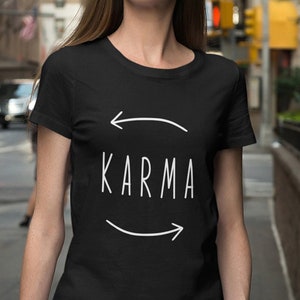 Koszulka Karma, Koszulka Definicja Karmy, Koszulka Mama, Koszulka Best Mom z nadrukiem, Prezent na Dzień Matki, Wiara Duchowa, Prezent Dla Niej, Prezent Urodzinowy,