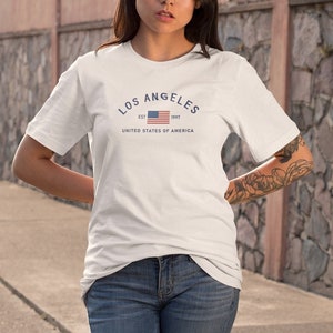 Los Angeles Est 1997 T-Shirt, LA Shirt, West Coast Shirt, California Shirt, Los Angeles Lovers Shirt, Gift For LA Lovers, Hollywood Tshirt