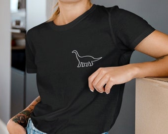 Dinosaur T-Shirt, Brontosaurus Shirt, Jurassic T Shirt, Dino TShirt, Cute Dinosaur Shirt, Brachiosaurus Shirt, Dinosaurs for Mom, Dino Tee