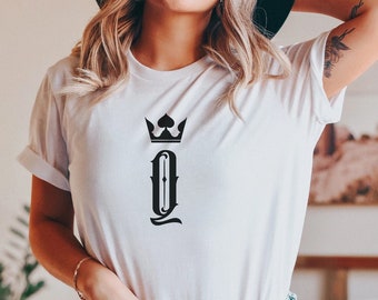 Queen Tee, Queen Crown T-Shirt, Shirt voor haar, Cadeau voor moeder, Vrouwen Queen Tee Shirt, Verjaardag Queen Shirt, Queen Shirt Vrouwen, Cute T-shirt voor haar