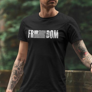 Freedom USA Flag Tee, Patriotic t shirts, Flag Shirt, Vintage USA Flag 1776, Freedom T Shirt,Patriotic Gifts,Proud American,American Veteran