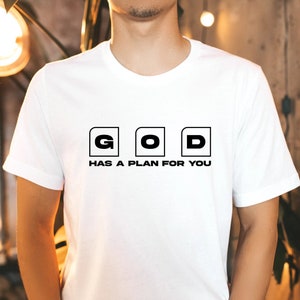 God Has A Plan For You Tee, God&#39;s Plan shirt, Jeremiah 29:11,Christian Shirts,Unisex shirts,God Has a Bigger Plan,gift for her, gift for him