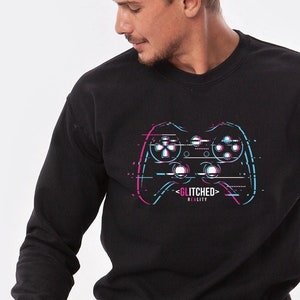 Glitched Reality v2 Sweater, Reality Sucks, Reality Glitch, Expert Advice