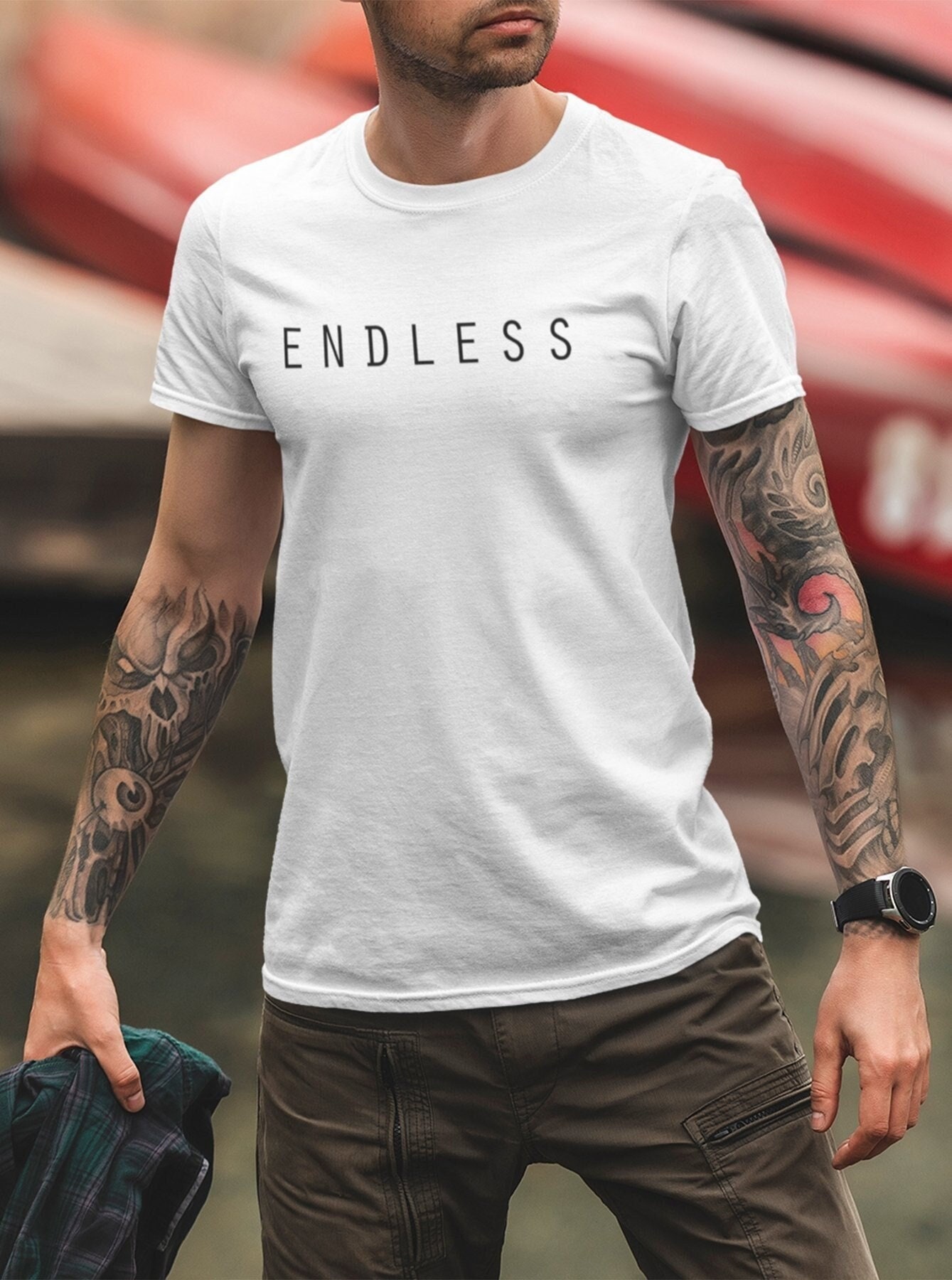 Endless T-shirt Summer Plain T Shirt Retro Surfing Design - Etsy