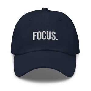 Focus Unisex Twill Hat, SquashBall Hat, Squash Players, FOCUS ON YOU Dad/Mom Hat, Relatable Quote Hat, Cotton Plain Baseball Cap - Dad hat