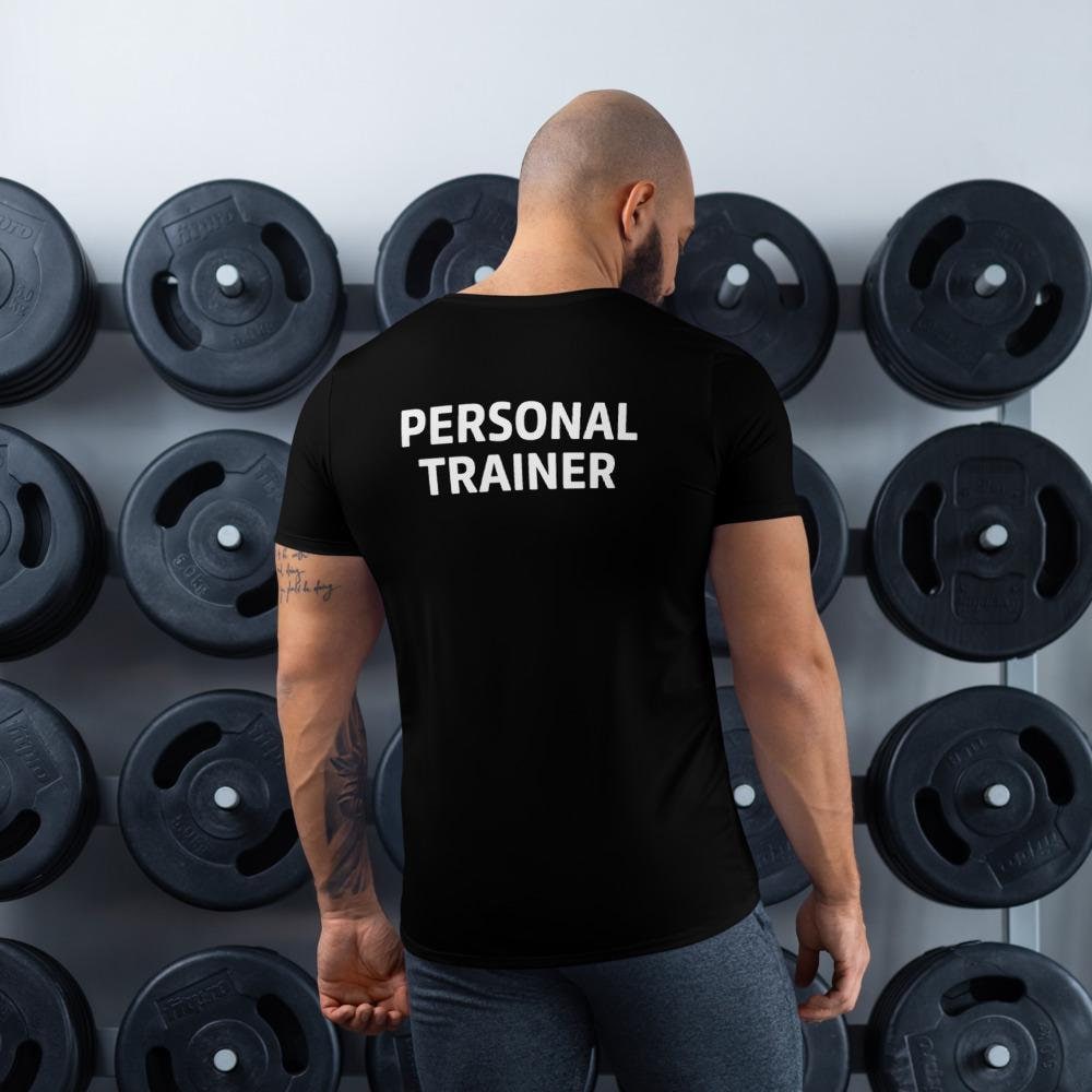 Personal Trainer Men's Black Workout Tshirt V2 Gym Etsy