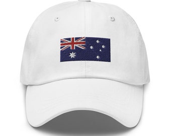 Australia Unisex Hat, Australian Flag Hat, Aussie Hat, Australia Birthday Gift, Australian Baseball Cap, Aussie Gift, Australia Gift,  P-Cap