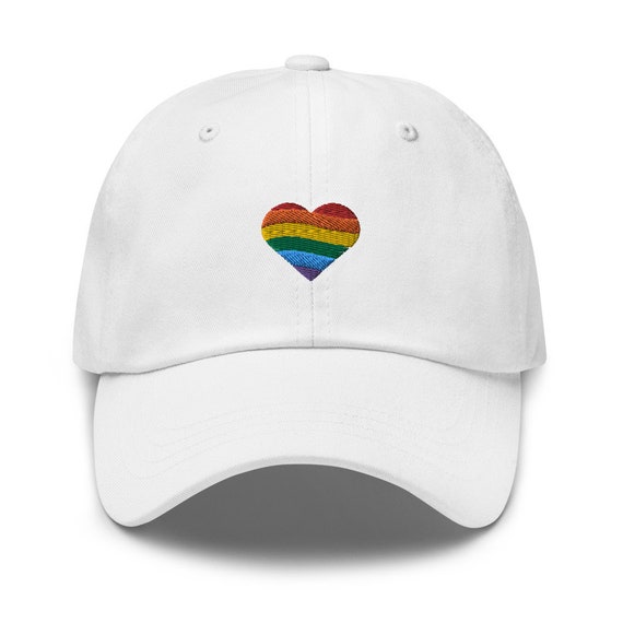 Rainbow Heart Unisex Hat Amazing Caps Rainbow Colors Cap - Etsy