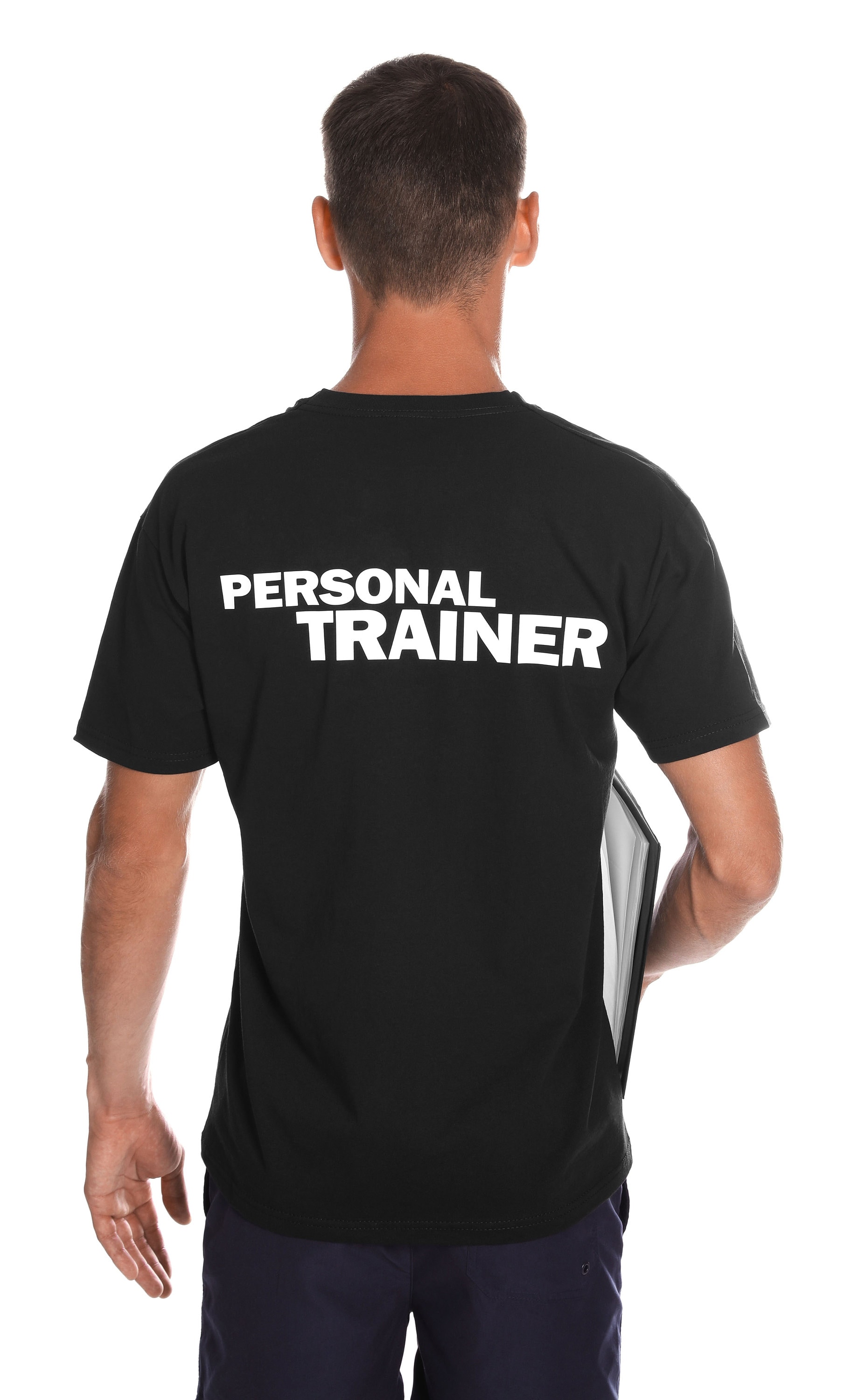 Personal Trainer Men's Black Workout Tshirt, Gym Tshirt, Graphic