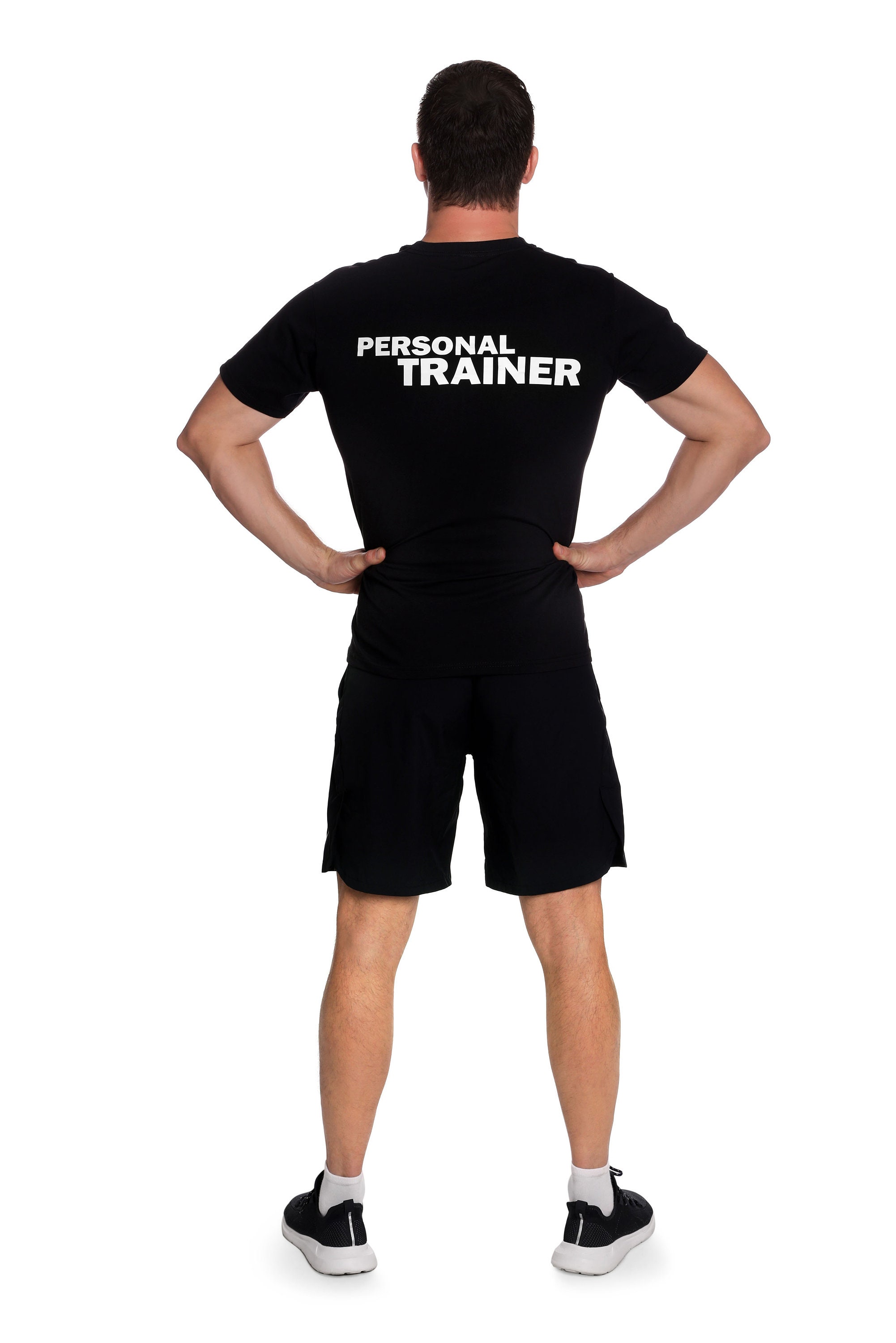 Personal Trainer Men's Black Workout Tshirt, Gym Tshirt, Graphic