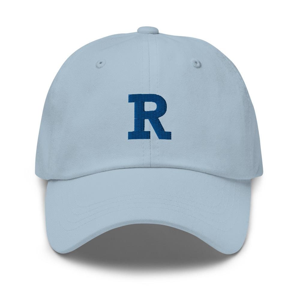 Letter R Unisex Twill Hat, Stitch Letter R Block Font, Embroidered Dad ...