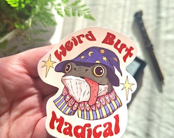Frog Wizard Sticker