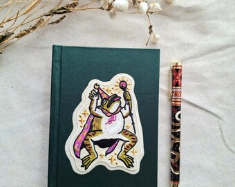 Wizard Frog - Handmade Art Journal