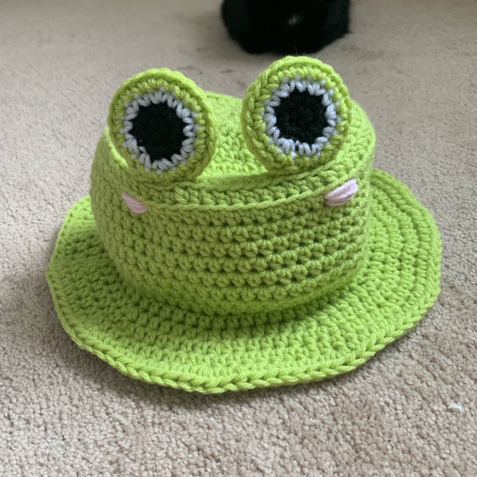 Crochet Frog Bucket Hat Etsy