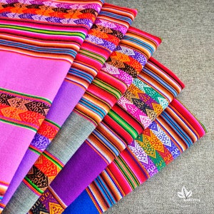 Inca blankets / Andean blanket called Qepe / handwoven blankets for home decoration
