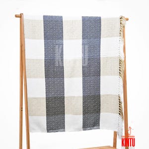 Handmade Luxury Alpaca Throw Blanket. Hand-loomed. 52&quot;x 63&quot;. Hypoallergenic. winter sale, Soft Peruvian Alpaca Wool Blankets.