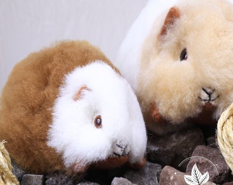 Guinea pig / Baby alpaca plush / Peruvian rabbit plush / Perfect gift / Soft and warm / Stuffed pet.