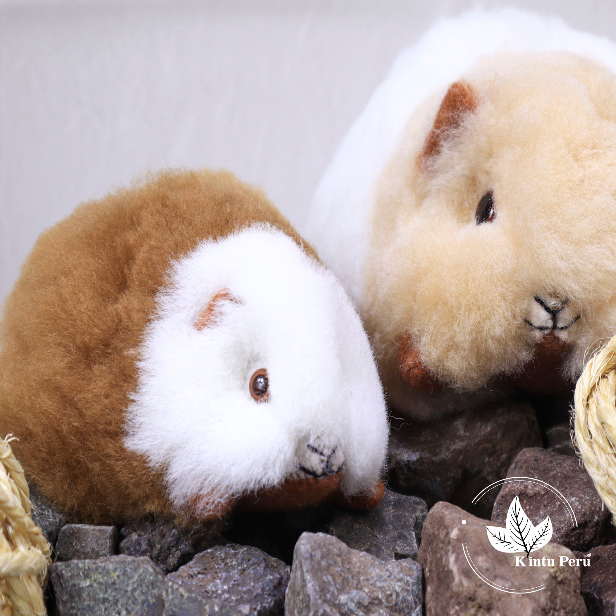 Stuffed Animal Guinea Pig Cute Plush Toy Guinea Pig Kawaii Plushie Honey  Guinea Pig Faux Fur Stocking Stuffer Toy Small, Med, Large Sizes