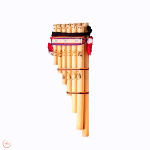 Authentic Handmade Bamboo Pan Flute, Pan Flute with 13ft Tubes / Semi-Professional Pan Flute / Wind Instrument