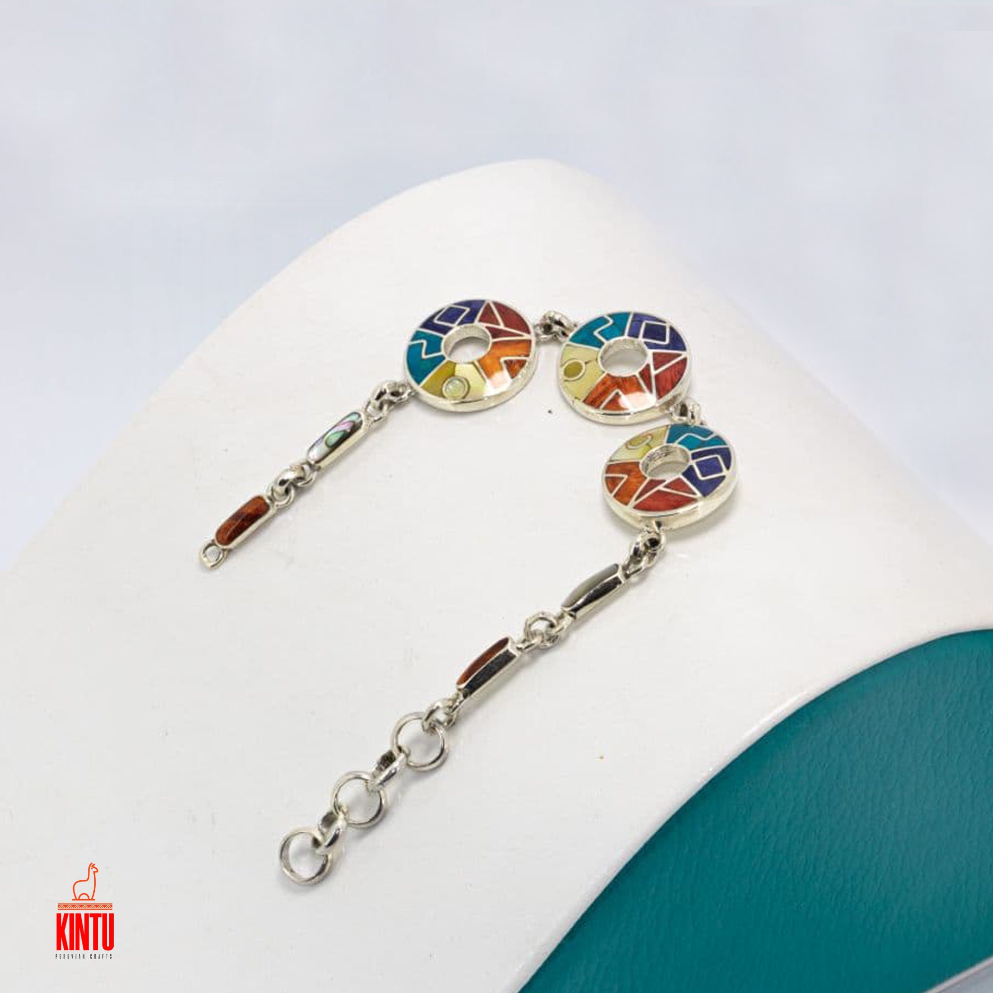 14 Story Tall Coral Native American Zuni Sterling Silver Bracelet 14 Story Tall Coral Native American Zuni Sterling Silver Bracelet