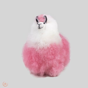 Alpaca fur toy/alpaca decoration/extremely soft stuffed llama/lovely alpaca fur toy/Miniature alpaca gift