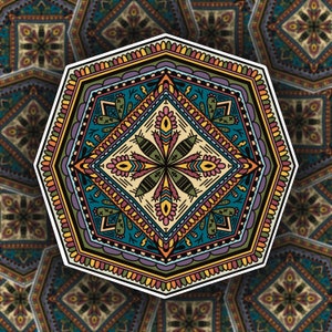 Cactus Mandala Sticker / Mandala Sticker / Cactus Desert Sticker / Laptop Sticker / Tumbler Sticker / Mandala / Vinyl Sticker / Sticker