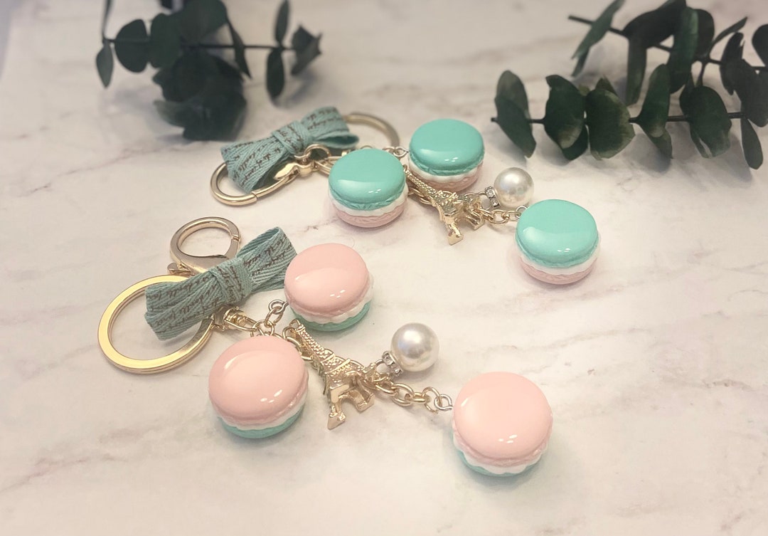 laduree macaron keychain