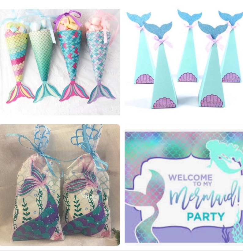 Mermaid candy box Party bag m Max 2021 new 46% OFF favors