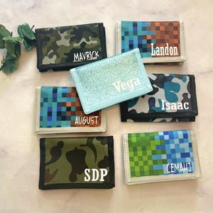Billetera para niños, billetera personalizada, billetera para niños, billetera, regalos personalizados, regalos de fiesta,