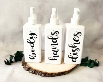 Custom soap dispenser, soap dispenser, Home decor, bathroom decor, soap dispenser, home accents, lotion dispenser, dish soap dispenser,