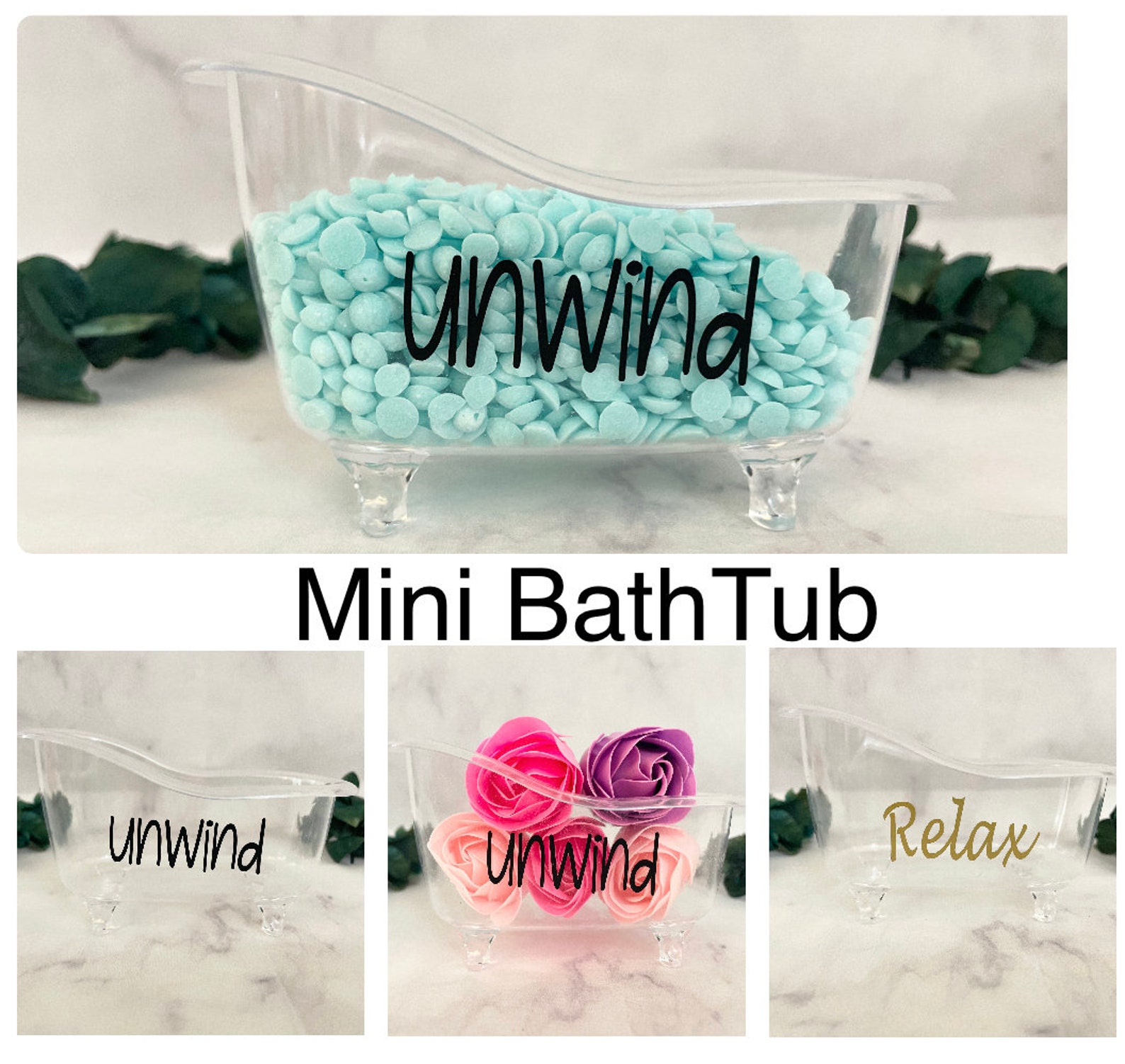 Mini Bath Tub Mini Bath Tub Decoration Bathroom Decor Soap Etsy
